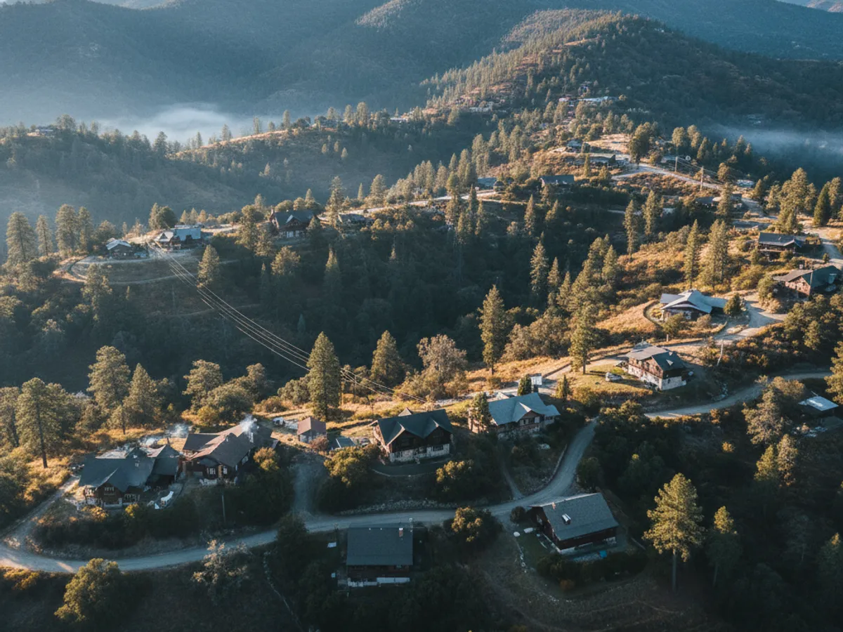 Mountain San Diego County neighborhood near Alpine