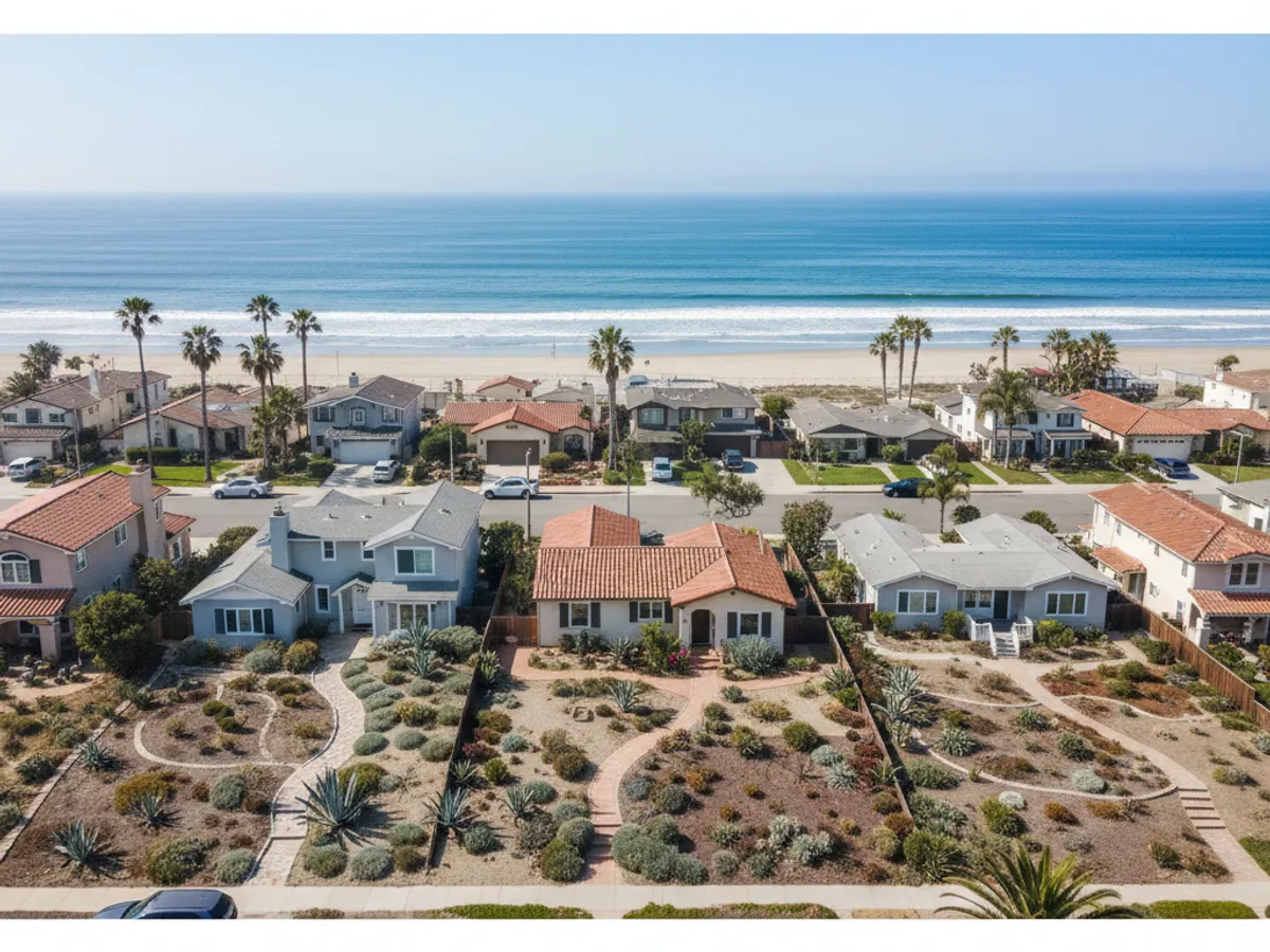 Coastal San Diego County neighborhood near Encinitas